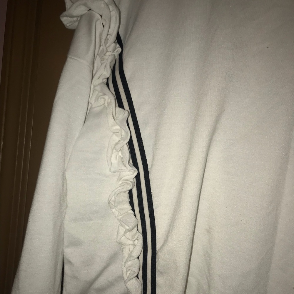 Side Ruffle Sweatshirt - Picture 2 of 4